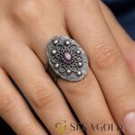 Anello dal design antico – argento sterling 925
