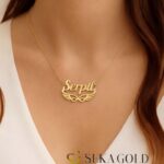 Collier prénom ailes de papillon – argent sterling 925