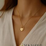 Ketting met letter-slot – 925 sterling zilver