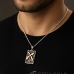 Collana con Spada Zulfiqar Incrociata – argento sterling 925