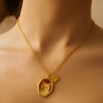 🐾 Collana con impronta di zampa e stampa fotografica – argento sterling 925