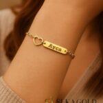 Naamarmband met Hart – 925 sterling zilver