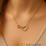 Collana Infinito & Cuore – argento sterling 925