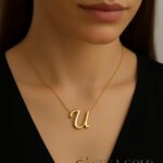 Collana con lettera U – argento sterling 925