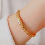 Bracciale rigido con cordone di Adana – Argento sterling 925