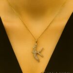 Collana rondine con zirconia – argento sterling 925