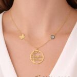 Collana Albero della Vita con due nomi – argento sterling 925