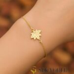Plataanblad-armband – 925 sterling zilver
