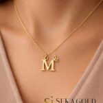 🦋 Letterketting met vlinderdetail – 925 sterling zilver
