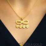 Collier à prénoms de famille avec infini – argent sterling 925