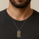 Gekruiste Zülfikar ketting – 925 sterling zilver