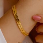 Bracciale rigido a corda Spiga – argento sterling 925