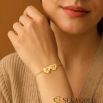 Bracciale con due cuori – argento sterling 925