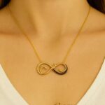 Amore e infinito con zirconi – Argento sterling 925