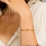Bracciale nodo d'amore – argento sterling 925