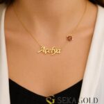 Lieveheersbeestje-naamketting uit zilver – 925 sterling zilver