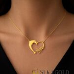 Naamketting met dolfijn – 925 sterling zilver