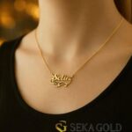 Collana con Nome „Simbolo dell'Eleganza" – argento sterling 925