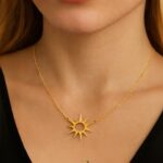 Collana Splendore del Sole – Argento sterling 925 con placcatura in oro 22 carati