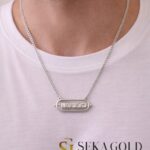 Collana da uomo Titanio – argento sterling 925