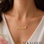 Collana con nome "Annem" (Mia madre) – argento sterling 925