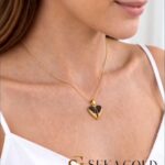 Collana ali d'angelo con zirconia – argento sterling 925