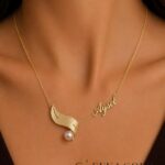 Collana con nome Luna con perle – argento sterling 925
