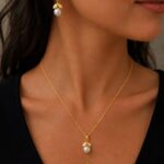 Set Collana & Orecchini di Perle Mira – argento sterling 925