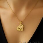 Collana con lettera con cuore – Argento sterling 925