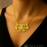 Collana con due nomi e dettaglio a cuore e stella – argento sterling 925