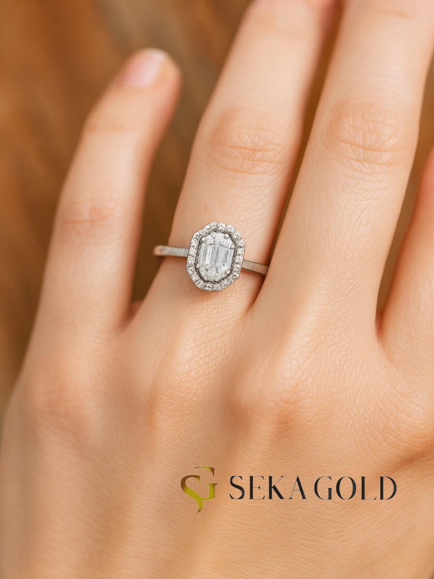 c65c39aa-90c2-4014-9234-c747f5aef54e.jpg Ring mit Baguette-Stein – 925er Sterlingsilber - Imagen 1