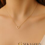 Minimalistische ketting met open hart – 925 sterling zilver