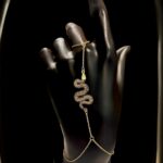 Bracciale Şahmeran con motivo a serpente – argento sterling 925