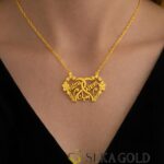 Collier « Jardin du paradis » avec deux prénoms – argent sterling 925
