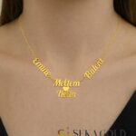 Collier prénom avec quatre prénoms – Argent sterling 925