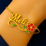 Naamarmband met Roos – 925 sterling zilver