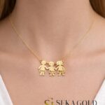 „Mother and Children“ Name Necklace – 925 Sterling Silver