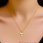 Minimalistische naamketting met vogelmotief – 925 sterling zilver