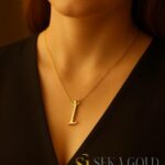 Collana con lettera İ – argento sterling 925