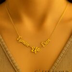 Collier prénom à trois prénoms – Argent sterling 925