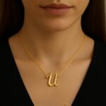 Collana con Lettera Ü – argento sterling 925