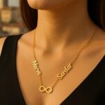 Naamketting met twee namen en oneindigheid – 925 sterling zilver