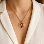 Collana Giardino Fiorito in Madreperla – Argento sterling 925 con placcatura in oro 22 carati